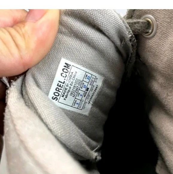 Sorel Madison Gray Suede Boots 5 - Picture 5 of 12